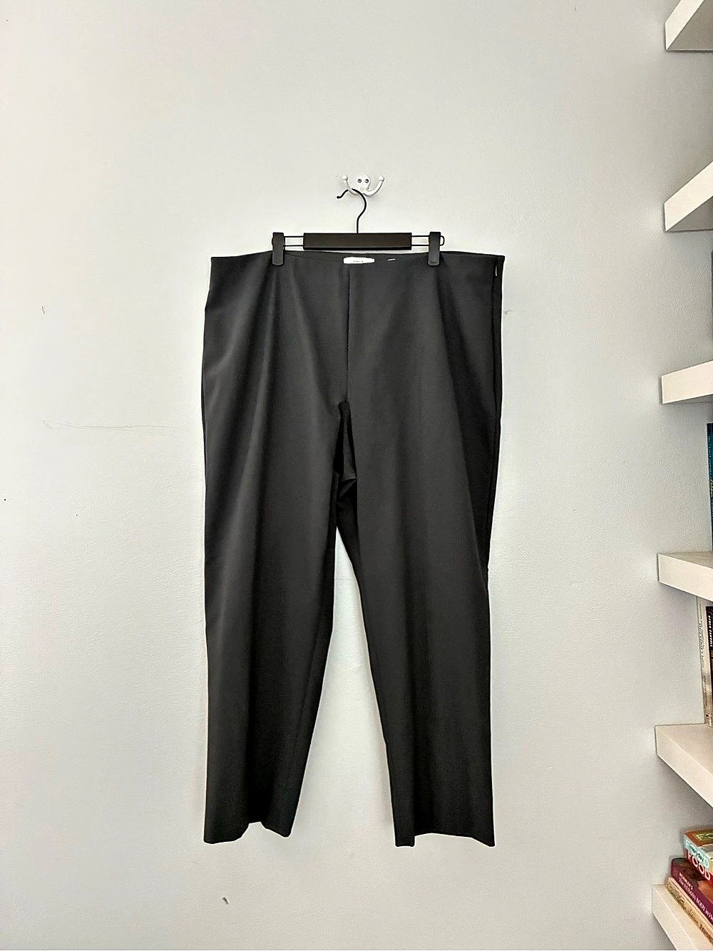 Vince Stitch Front Seam Legging Trousers dark grey Waist 3X